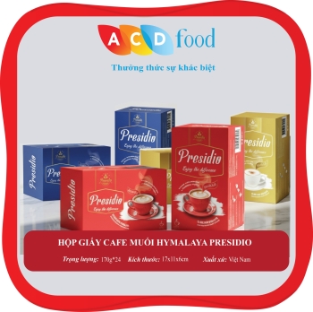 HỘP GIẤY CÀ PHÊ MUỐI HYMALAYA PRESIDIO